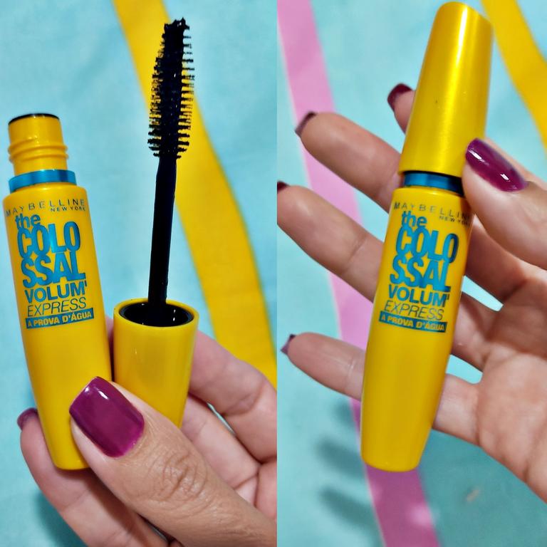 Máscara de Cílios Maybelline The Colossal Volum’ Express à Prova D’água Preto 9,2ml na Amazon