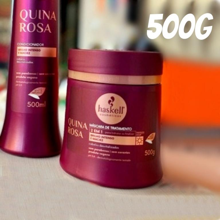 Máscara de Quina Rosa 500gr, Haskell na Amazon