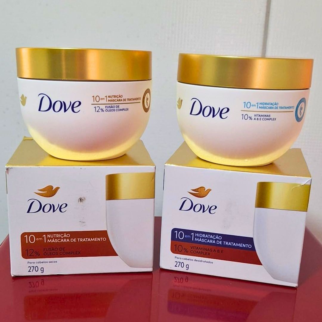 Mascara de Tratamento Dove 10 em 1 Nutrição 270 g na Amazon