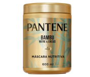 Máscara Nutritiva Bambu Nutre e Cresce, com Óleo Capilar de Rícino e Cafeína, Tratamento Capilar Reparador – Pantene – 600 ml na Amazon
