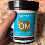 Máscara OM Top Salon, Yenzah, Branco na Amazon