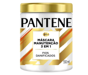 Máscara Pantene Pro-Vitaminas 3 Em 1 Manutenção Com Óleo De Abacate Para Fios Danificados 550ml na Amazon