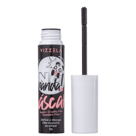 Máscara para Cílios Vizzela Cosméticos No Panda Preta 5g na The Beauty Box