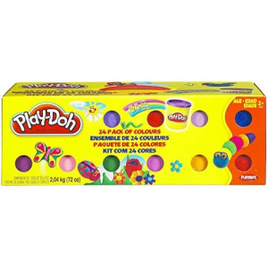 Massa de Modelar Play-Doh 24 Potes - 20383 - Hasbro Cores Diversas na Amazon