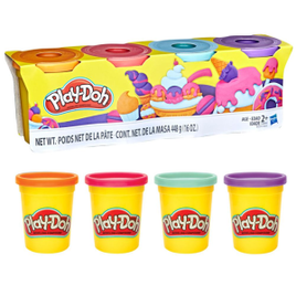 Massa de Modelar Play-Doh B5517/E4869 com 4 Potes Hasbro na Extra