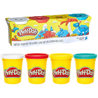 Massa De Modelar Play-Doh Habro B5517/B6508 Com 4 Unidades - Cores Sortidas na Casas Bahia