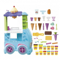 Massa De Modelar Play-Doh Kit Super Caminhão De Sorvete Com Efeito De Som F1039 - Hasbro na Americanas