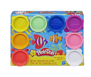 Massinha com 8 Potes Play-Doh, Cores Variadas na Amazon