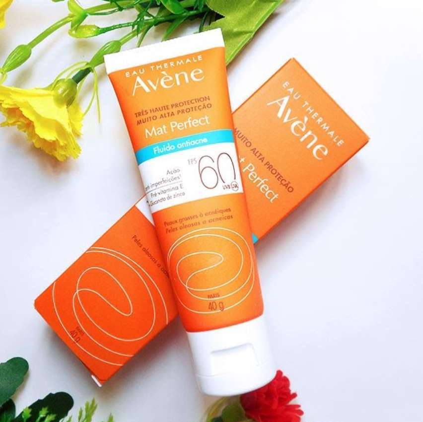 Mat Perfect Fluido Antiacne FPS 60 – Proteção Solar, Avène, 40g na Amazon