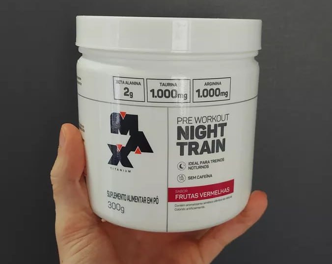 Max Titanium Night Train (300G) Frutas Vermelhas na Amazon