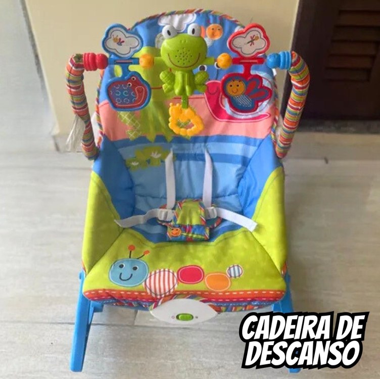 Maxi Baby Cadeira de Descanso Musical FunTime até 18kgs Azul na Amazon