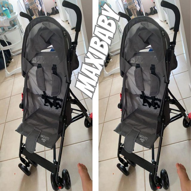 Maxi Baby Carrinho de Bebê Passeio Guarda Chuva MOVEE na Amazon