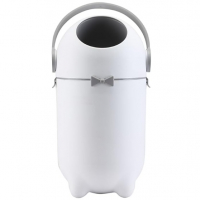 Maxi Baby Lixeira Antiodor Descarte De Fraldas Lixo Mágico, Branco na Amazon