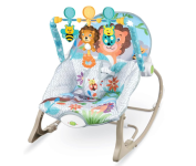Maxibaby Cadeira de Descanso e Balanco Funtime Leão, Cinto 3 Pontos, (Até 18 kgs), Multicolorida na Amazon