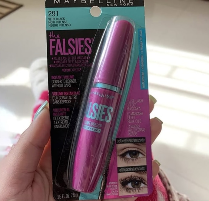 MAYBELLINE Máscara de Cílios The Falsies À Prova d’água Preto, 35g na Amazon
