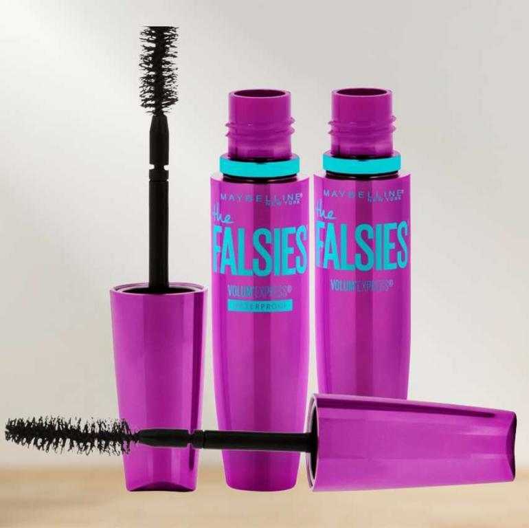 Maybelline The Falsies Kit Máscara de Cilios Lavável + À prova dágua na Magazine Luiza