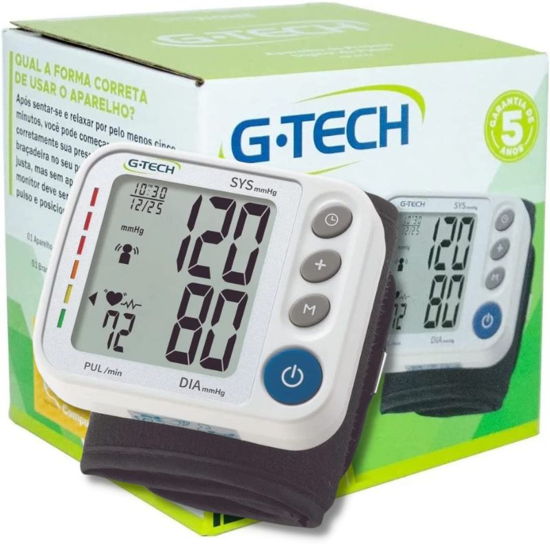 Medidor De Pressão Arterial Digital De Pulso Gtech Gp400 na Amazon