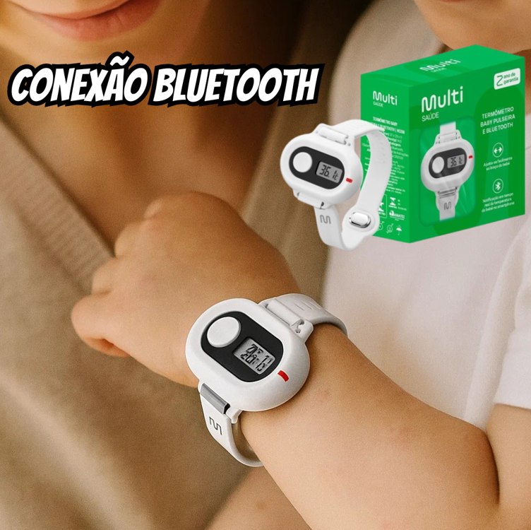 Medidor de temperatura infantil Bluetooth Multi Saúde – HC268 na Amazon