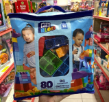 MEGA BLOKS, Kit com Sacola Azul e 80 Blocos de Montar, Brinquedo de Construção, Pré-escola, A partir de 1 ano na Amazon