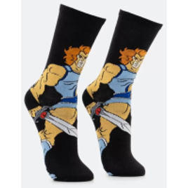 Meia Cano Longo Algodão Estampa Lion Dos Thundercats na Lojas Renner