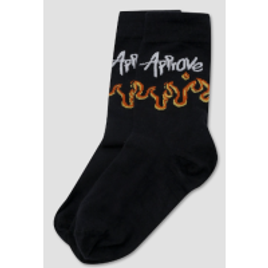 Meia Cano Longo Fogo Preto Approve para Riachuelo na Riachuelo