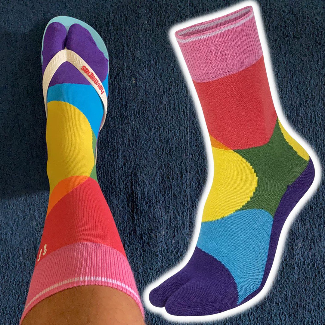 Meia de Dedo Pride, Havaianas, Adulto Unissex na Amazon