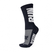 Meia Hupi Run Para Corrida Preto/branco, Cor: Preto/branco na Amazon