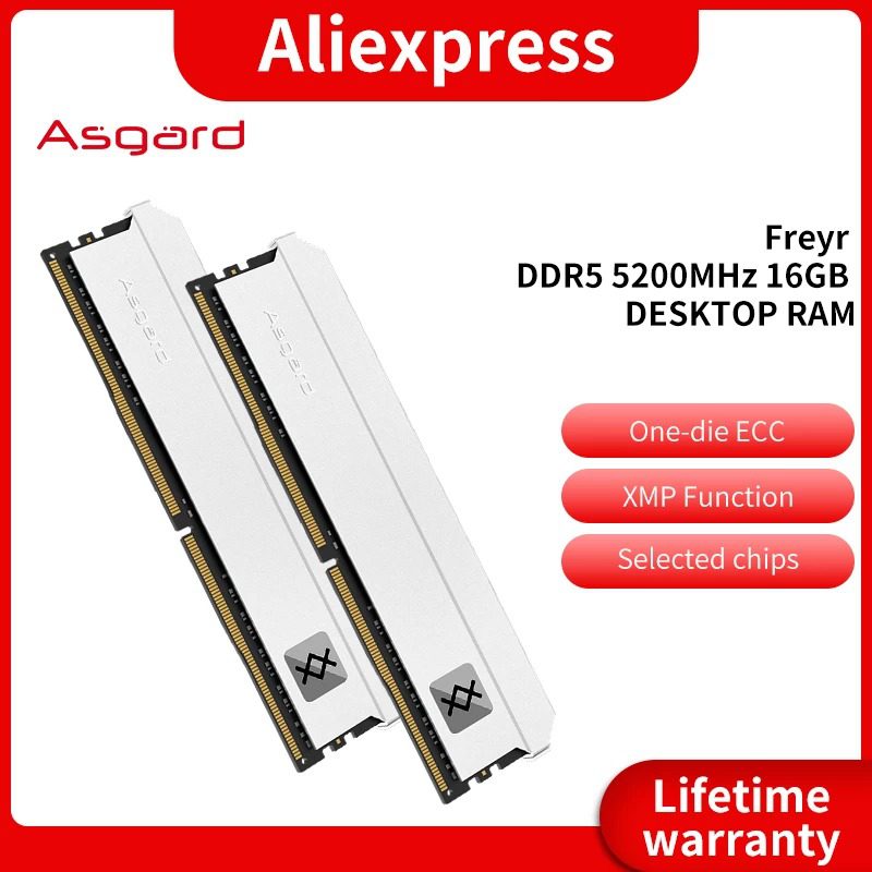 Memoria ram asgard ddr5 desktop 16gb 4800mhz na Aliexpress