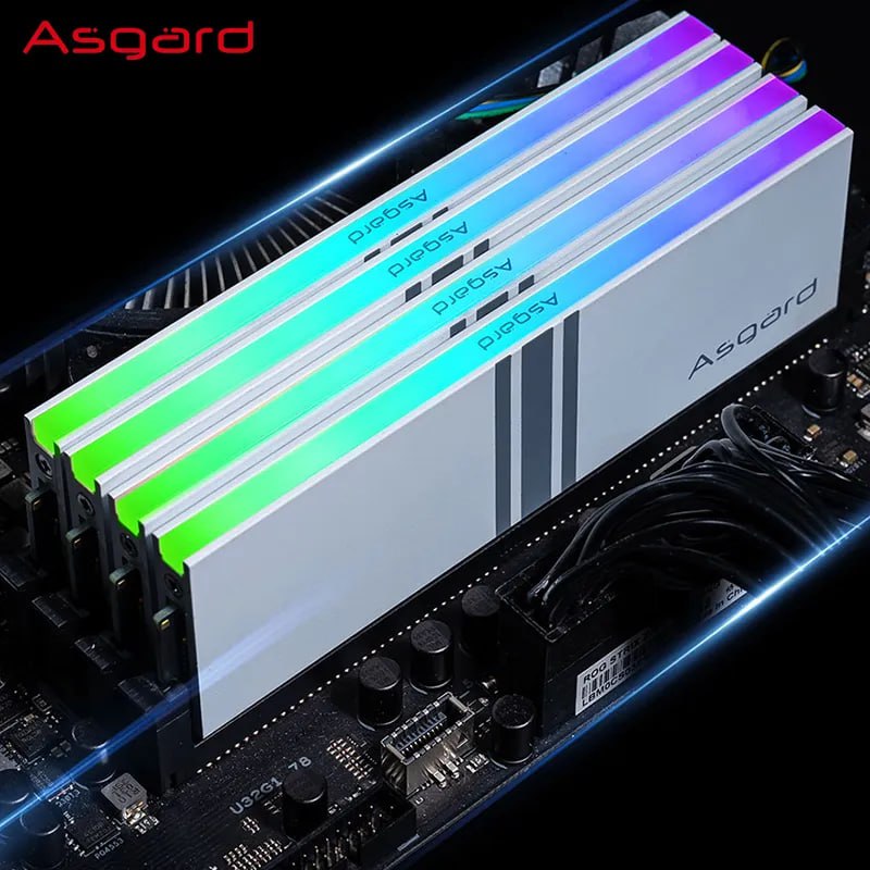 Memória RAM Asgard Valkyrie V5 RGB 16GB na Aliexpress