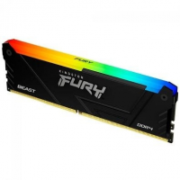 Memória RAM Kingston Fury Beast RGB 16GB 3200MHz DDR4 CL16 Preto - KF432C16BB12A/16 na KaBuM!