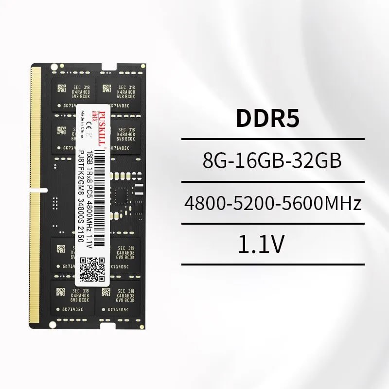 Memoria RAM Notebook DDR5 PUSKILL, 32GB (2×16), 5200MHz na Aliexpress