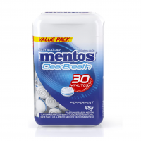 Mentos Pastilha Sem Açúcar Clear Breath 30min Peppermint | 105g - 150 Unidades na Amazon