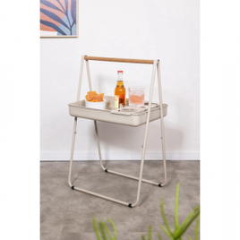 Mesa com Alça Taupe - Casa Mind na Shoptime
