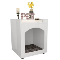 Mesa De Cabeceira Casinha De Cachorro/Gato Pet Branco - Marketplace na Extra