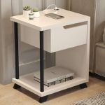 Mesa de Cabeceira com 1 Gaveta Design Estilo USB – Perola na Amazon