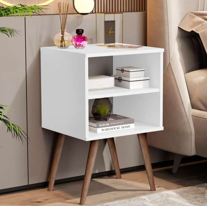 Mesa de cabeceira Jb Bechara 1515 – Clan – TuttiCasa cor:Branco na Amazon