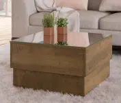 Mesa de Centro Artely Parati com Tampo Espelhado na Casas Bahia