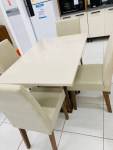 Mesa de Jantar 4 Cadeiras Retangular Viero – Valência na Magazine Luiza