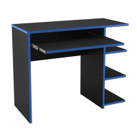 Mesa Escrivaninha Para Computador Escritório Pc Gamer RTX (Preto/Azul) na Amazon