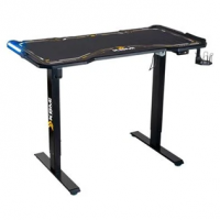 Mesa Gamer KBM! GAMING DG550, Preta Com Regulagem De Altura Automática, Mousepad Insano, Rgb - KGDG550PT KBM! Gaming na KaBuM!