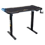 Mesa Gamer KBM! GAMING DG550, Preta com Regulagem de Altura Automática, Mousepad Insano, Rgb - KGDG550PT na KaBuM!