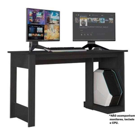 Mesa para Computador Gamer Desk Ft Preto Caemmun na MadeiraMadeira
