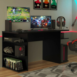 Mesa para Computador Gamer  9409 Preto na Loja Madesa