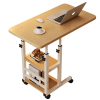 Mesa Portátil Para Sofá E Cama, Mesa Lateral Para Laptop Com Altura Ajustável (Nogueira - Novo) na Amazon