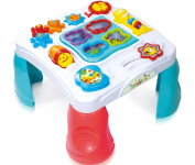 Mesinha com 8 atividades educativas e sensoriais na Amazon