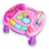 Mesinha De Atividades Infantil Interativa Didática Musical E Luzes Educativa Divertida (Rosa) na Amazon