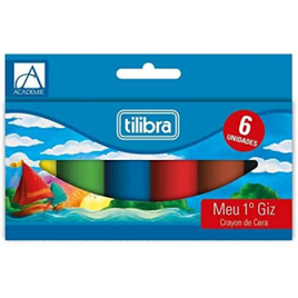 Meu Primeiro Giz de Cera 6 Cores AcadémieTilibra - 1 un na Amazon