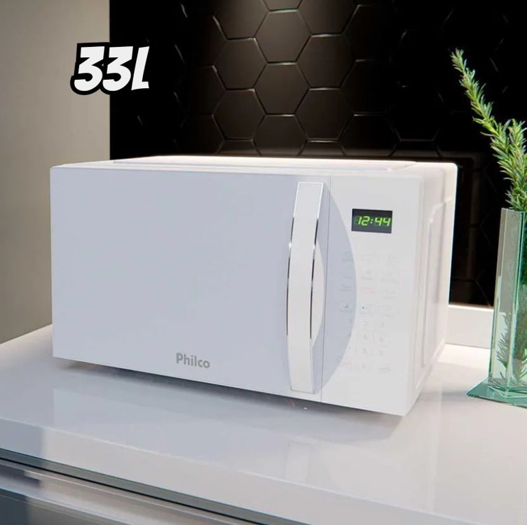Micro-ondas 33L Philco PMO38B Limpa Fácil 1400W na Amazon