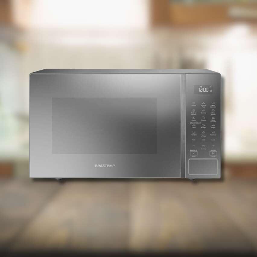 Micro-ondas Brastemp 32L Espelhado – BMS46AR na Magazine Luiza