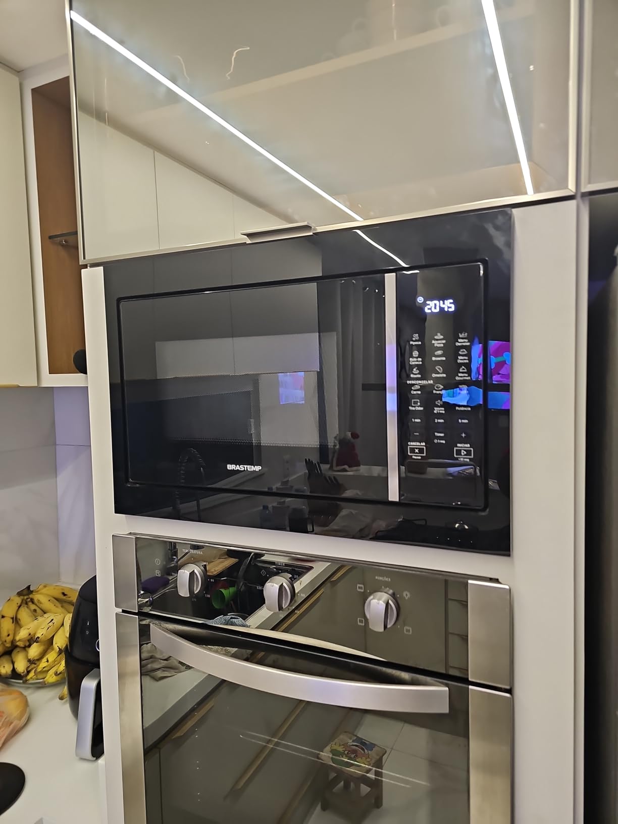 Micro-ondas Brastemp de Embutir 32 Litros Preto com 18 Receitas Pré-Programadas e Design Sofisticado – BM146AE na Amazon